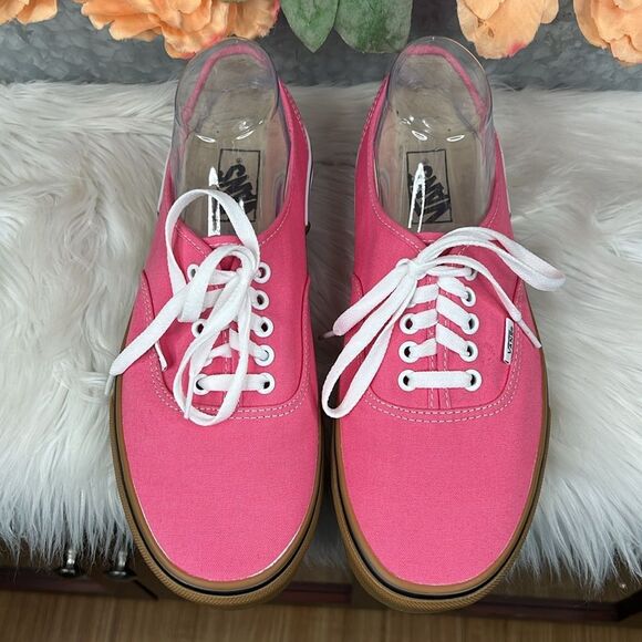 Vans Authentic Skate Shoe - Pink / Gum Size 11 - Picture 2 of 8